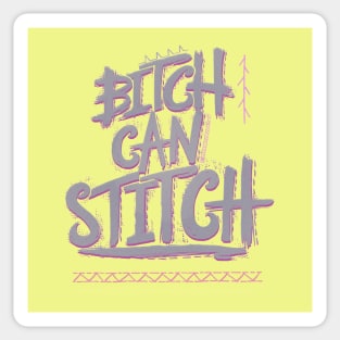 B-- Can Stitch Sticker